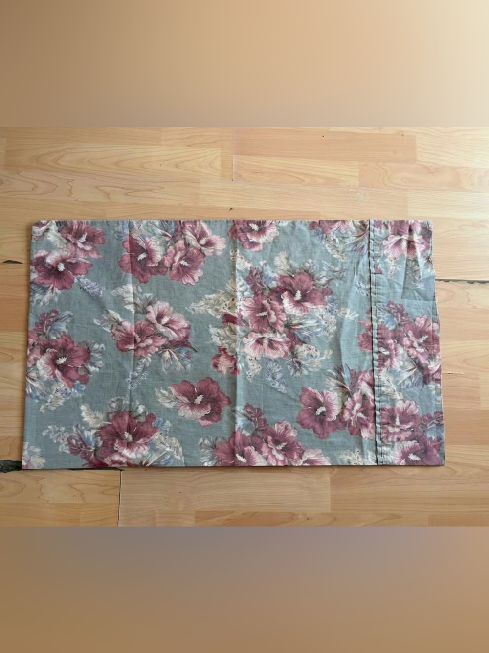 RALPH LAUREN Shetland Manor Standard Pillow Case Vintage 100% Cotton Floral